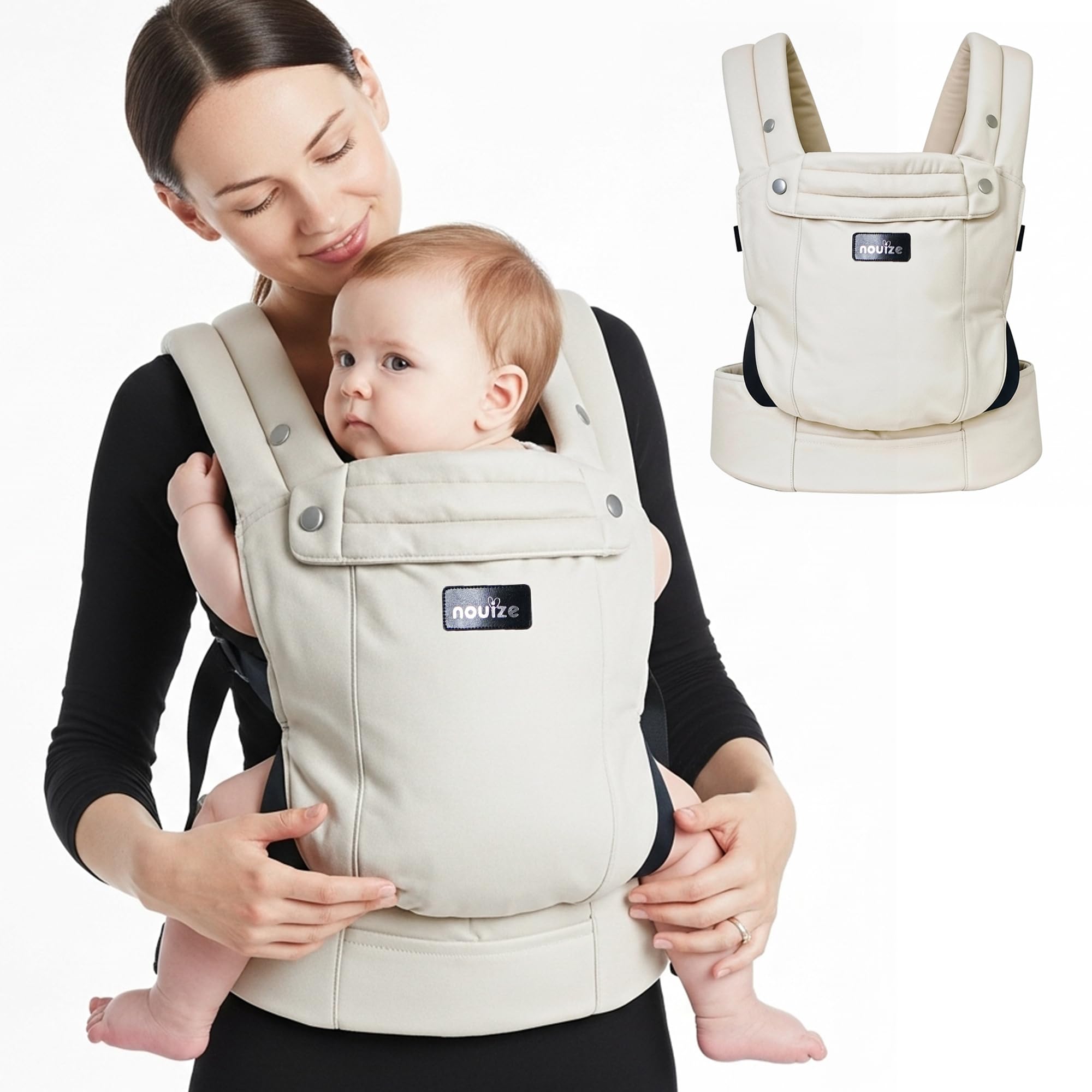 Ergonomic Baby Carrier | 100% Cotton Front & Back Holder