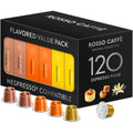 Rosso Caffè 120 Nespresso Compatible Aluminium Pods - Flavour Pack
