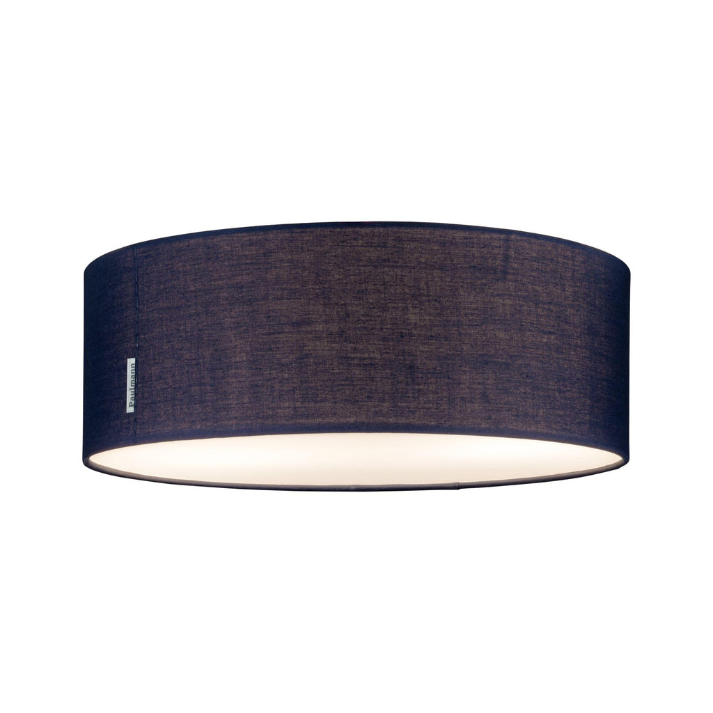 Paulmann Mari Blue Fabric Ceiling Lamp | 2-Light E27 Living Room Light