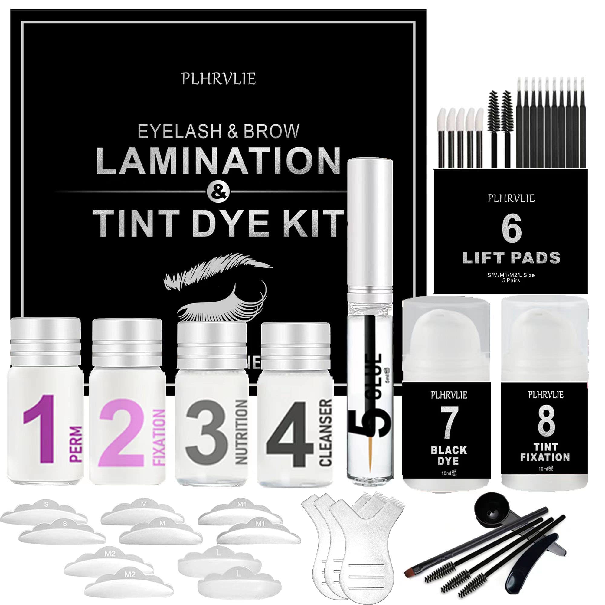Ofanyia 4-in-1 Lash Lift and Tint Kit | Professional Brow Lamination Set