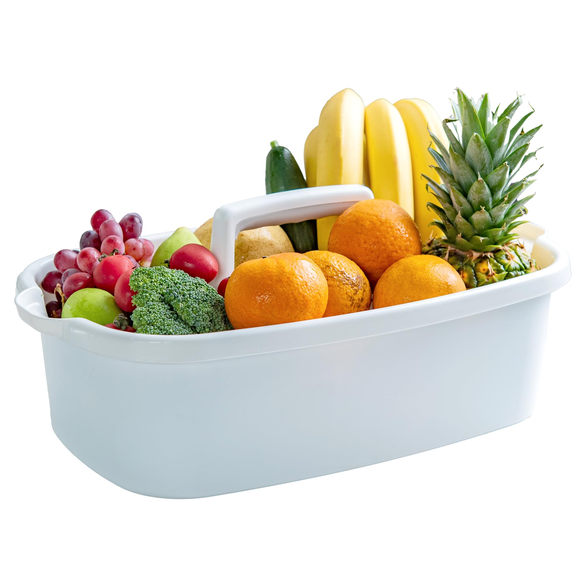 BOPPIE Cleaning Caddy with Handle – Durable Plastic Utility Storage Tray