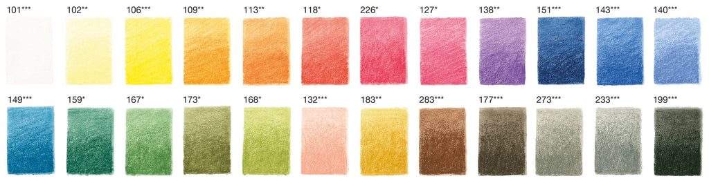 Faber-Castell Pitt Pastel Pencils – Tin of 24 Professional Art Pencils