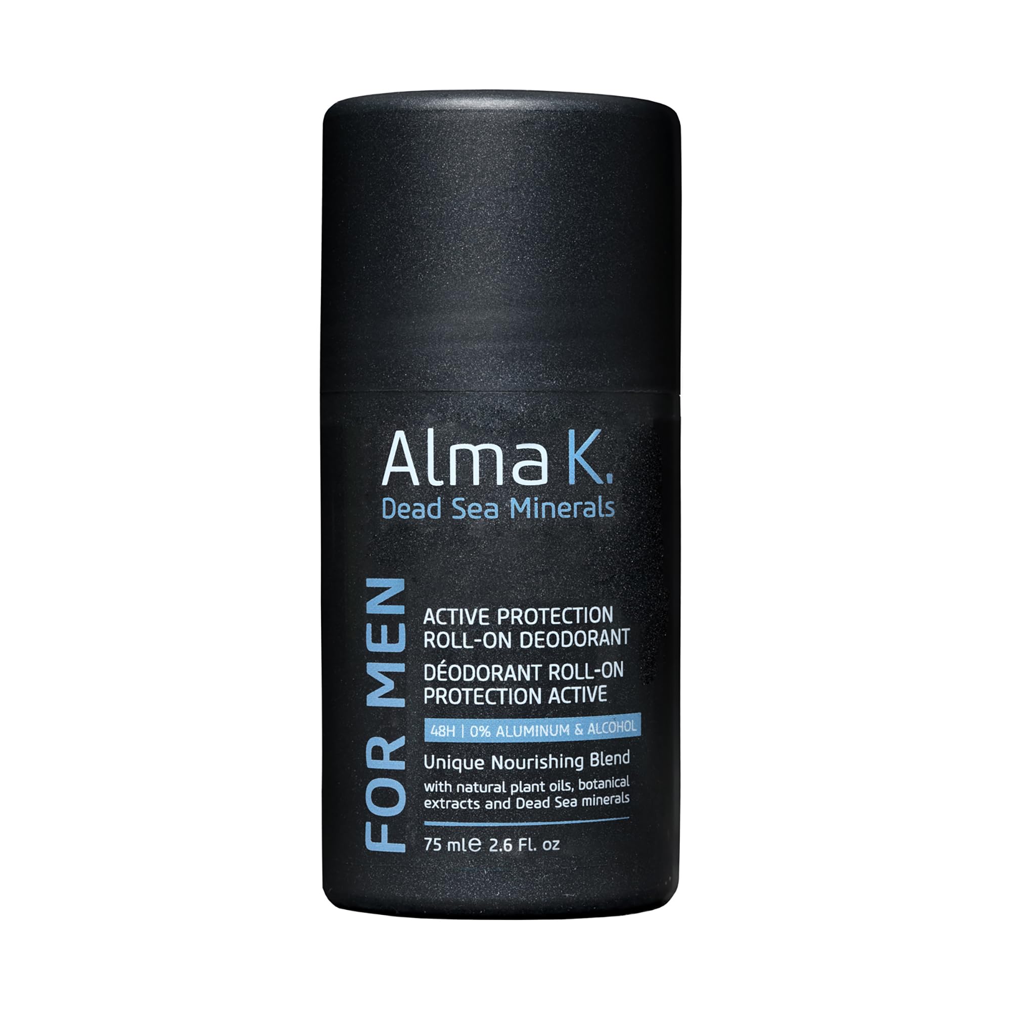Alma K Active Protection Men's Roll On Deodorant – Aluminum Free – 75ml