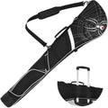 LZFAN Expandable Golf Travel Bag | Sunday Practice Bag for 14 Clubs