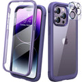 Diaclara iPhone 14 Pro Max Case - Full Body Rugged Cover, Royal Purple