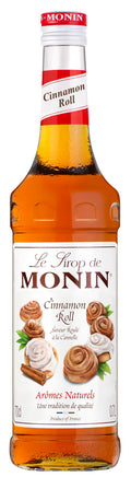 Monin Cinnamon Roll Syrup for Coffee and Cocktails – Vegan, 70cl