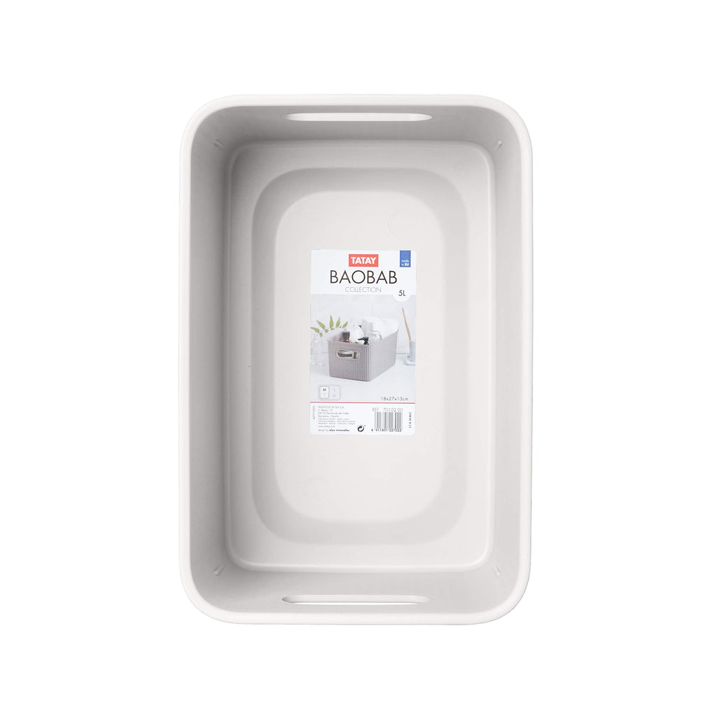 TATAY Storage Basket Baobab BPA-Free Compact Versatile Design
