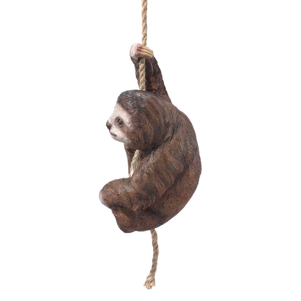 Design Toscano Hanging Sloth Statue – Hand-Painted Resin Garden Decor
