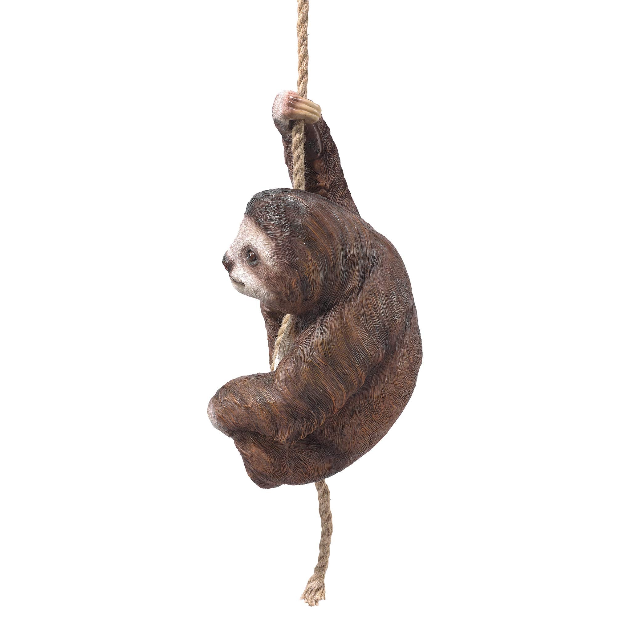 Design Toscano Hanging Sloth Statue – Hand-Painted Resin Garden Decor