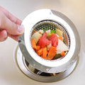 Stainless Steel Kitchen Sink Strainer & Hair Catcher – 3 Pack