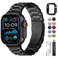 Fullmosa Stainless Steel Band for Apple Watch Ultra 49mm with Case