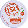 Elsa's Organic Natural Deodorant Cream – Sweet Clementine, 50g