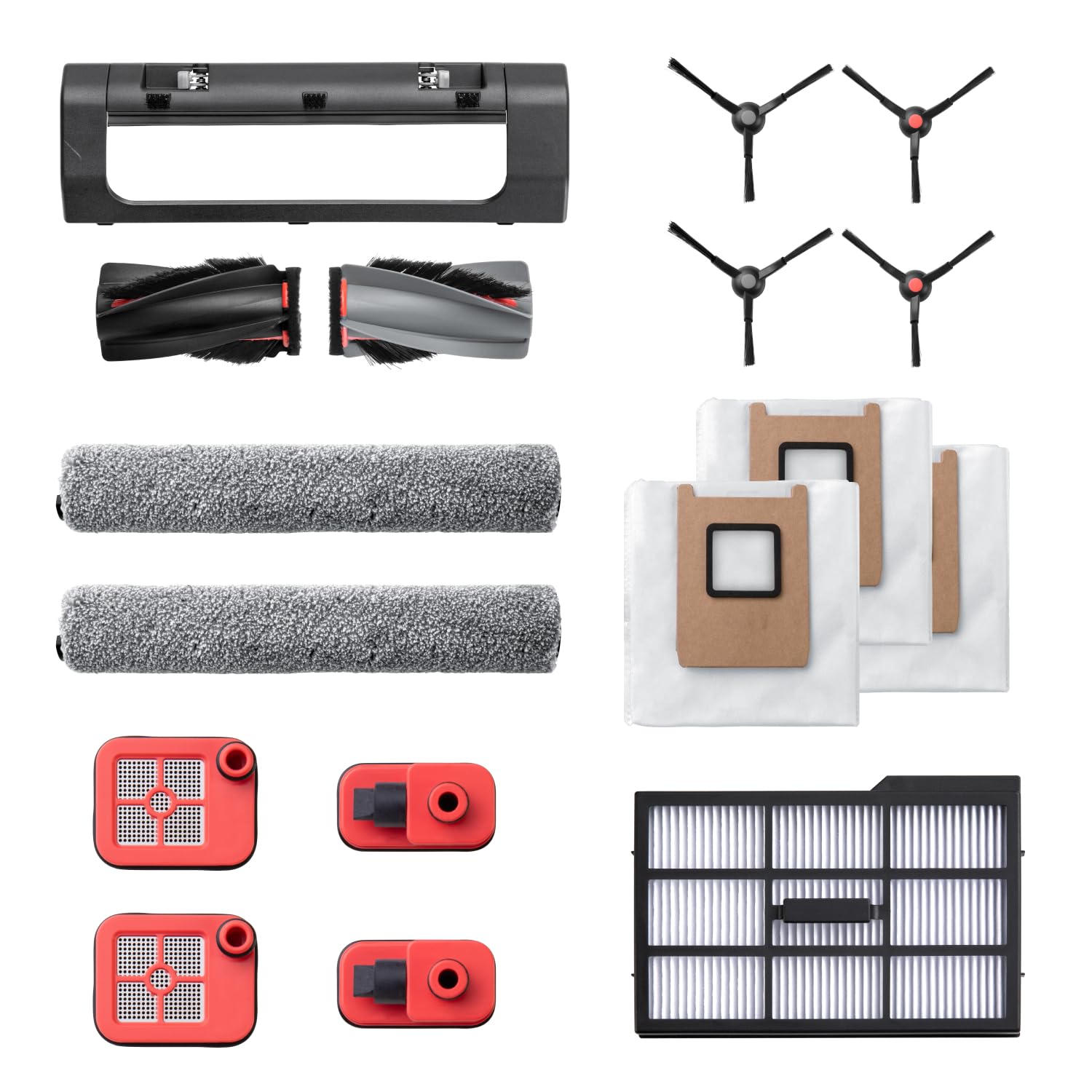 eufy E25/E28 Omni Accessory Bundle – Roller Brush, Filter & Side Brush