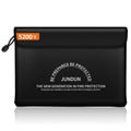 JUNDUN Fireproof Document Bag – 8-Layer Heat Insulated Money Pouch