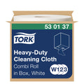 Tork Heavy-Duty Cleaning Cloth White - Industrial Wipes - 280 Sheets