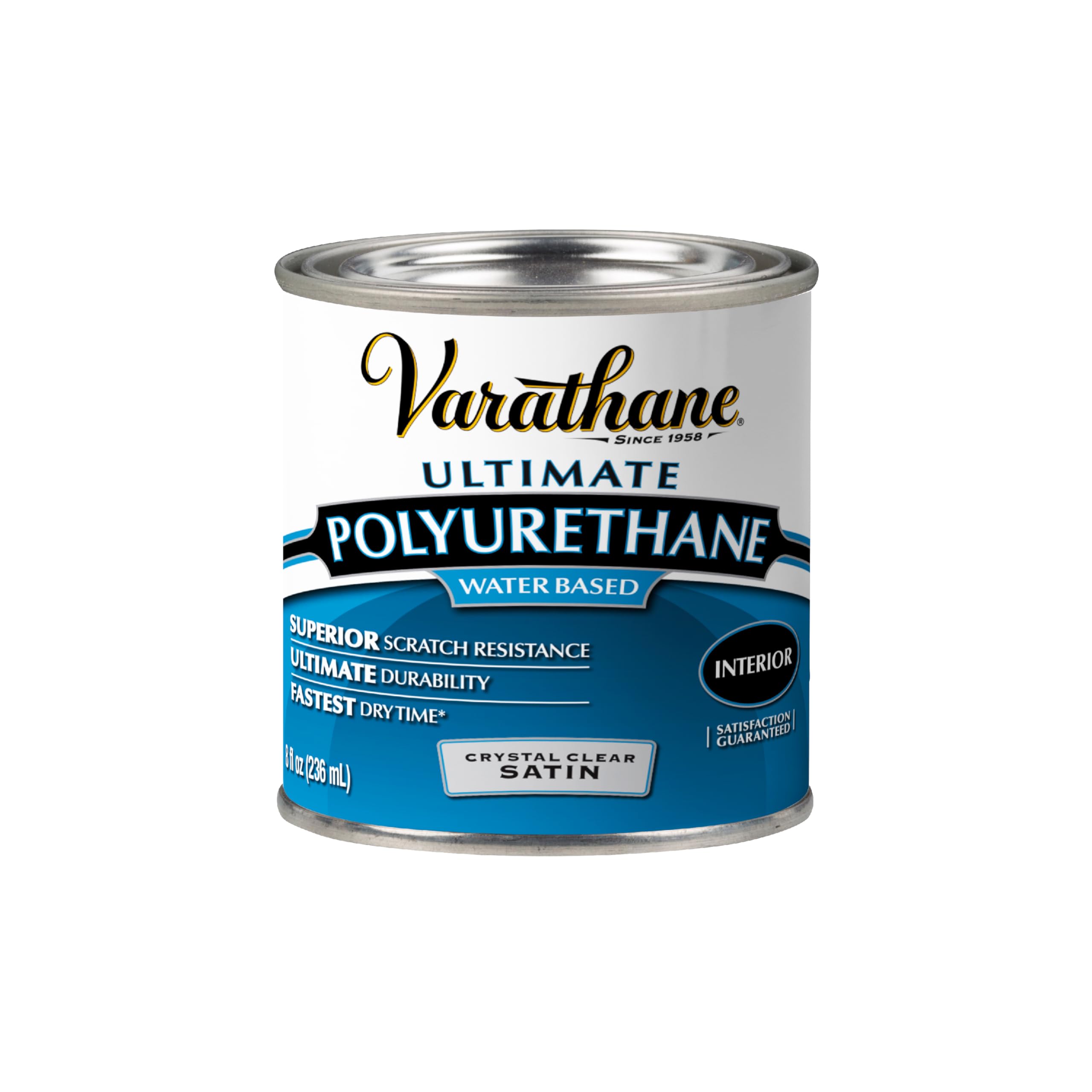 Varathane Water-Based Polyurethane – Crystal Clear Satin Wood Finish