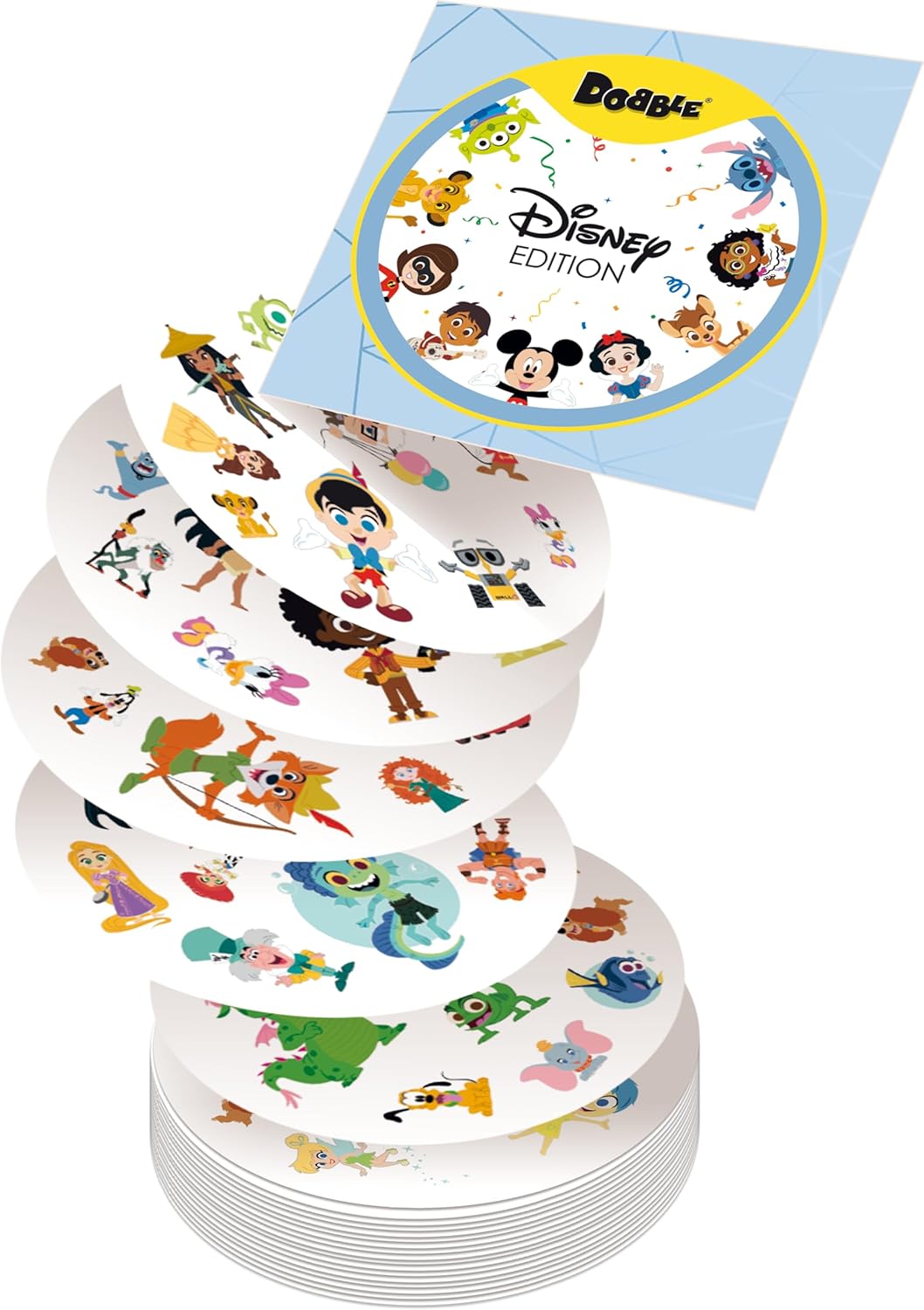 Dobble Disney & Pixar Card Game by Snaps – 90 Cards Family Board Game