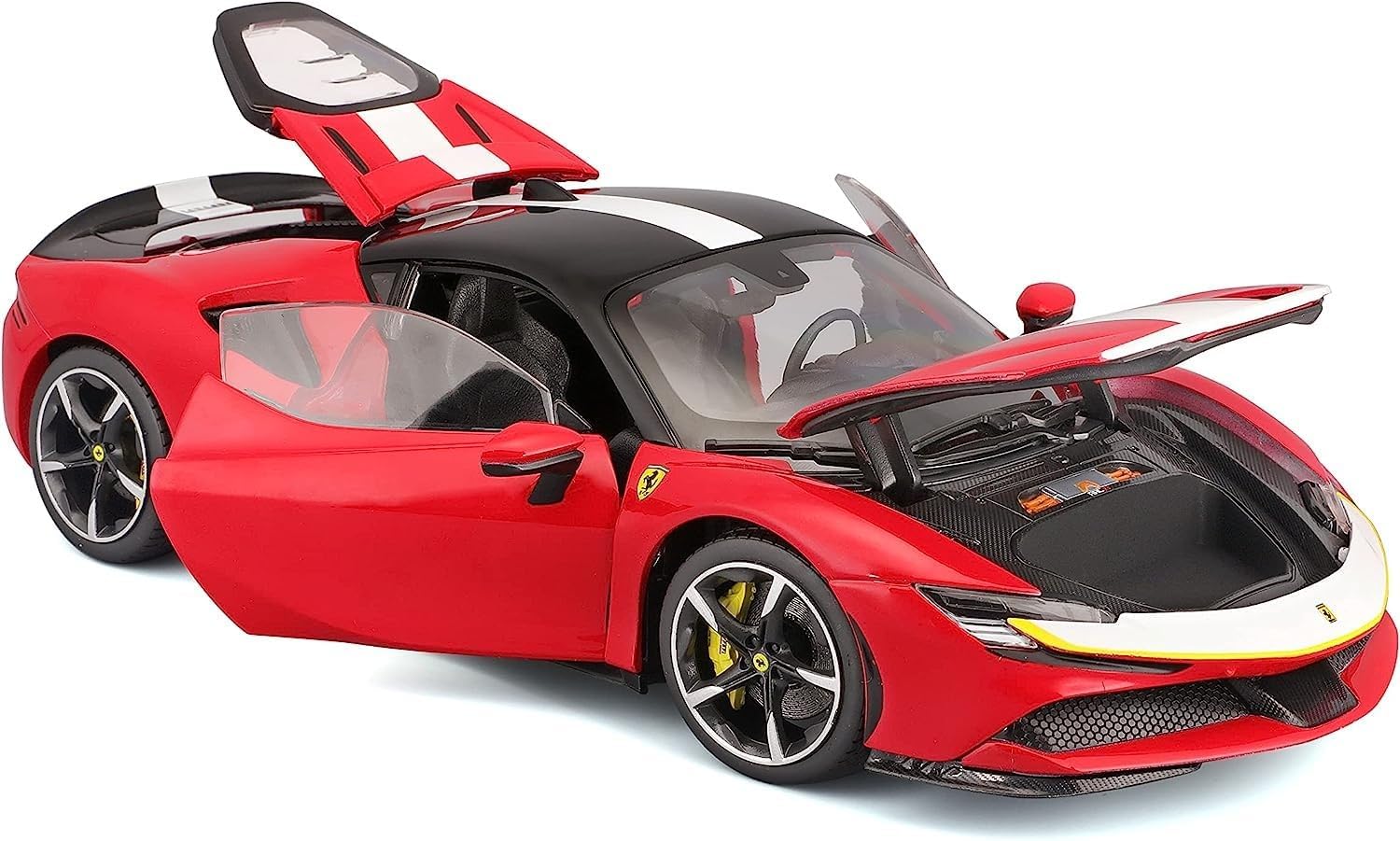 Bburago Ferrari SF90 Stradale Die-Cast Model Car – 1:18 Scale Replica