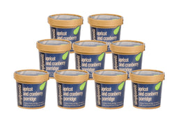 Simplyseedz Apricot & Cranberry Jumbo Oats Porridge Pots - 9 x 60g
