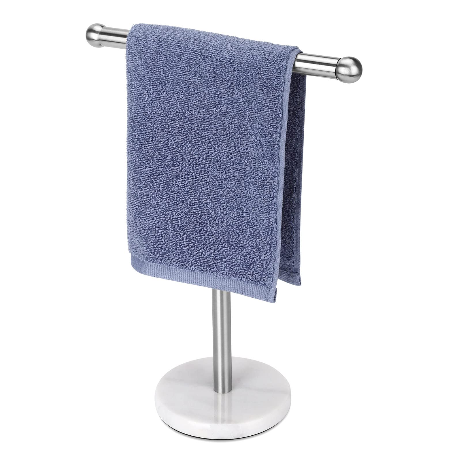 Jolof Store Hand Towel Holder Stand | Marble Base & 304 Stainless Steel