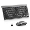 PINKCAT Ultra-Thin Wireless Keyboard and Silent Mouse Set – Gray