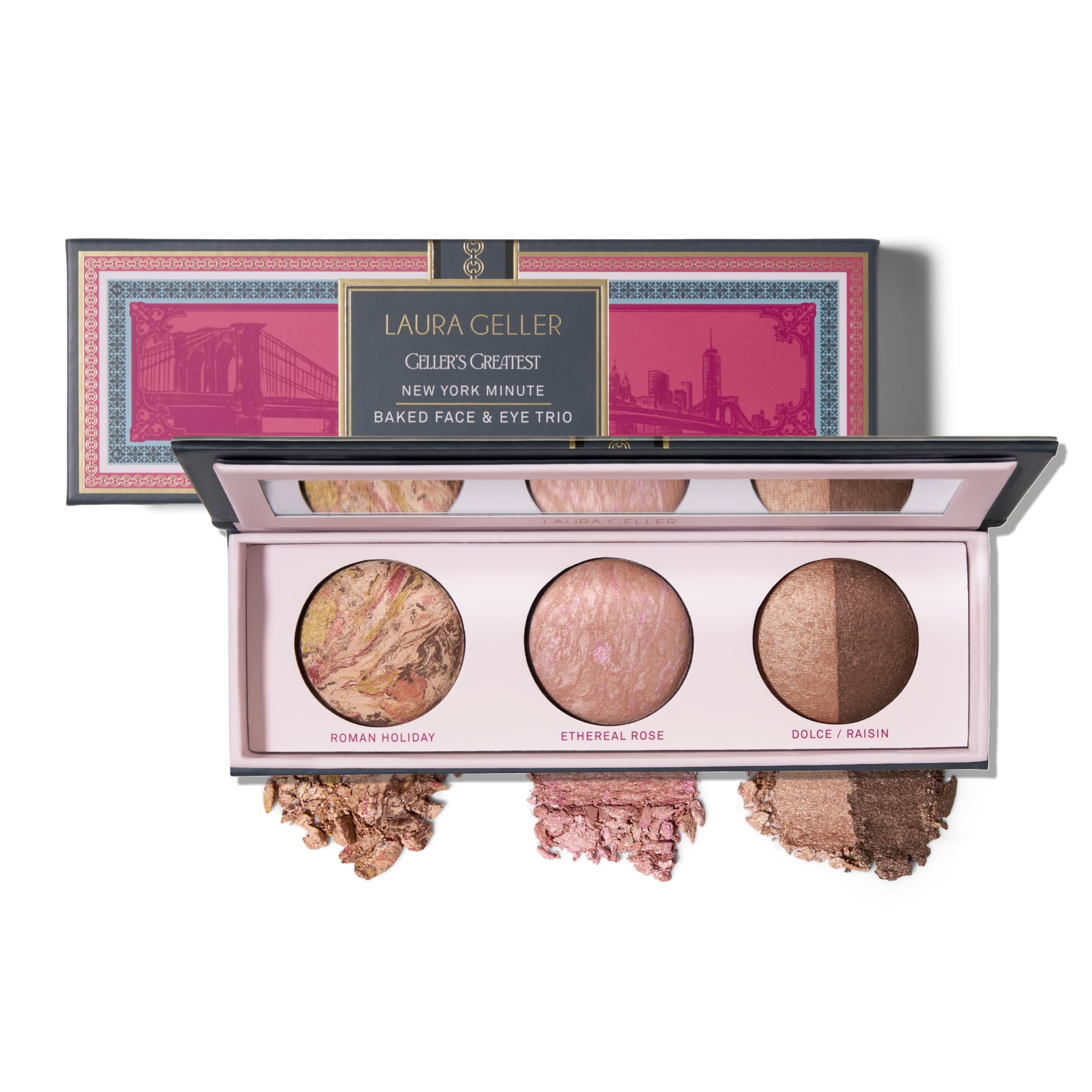 Laura Geller New York Minute Face & Eye Palette | Baked Blush & Bronzer
