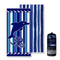 Lorymachy Microfibre Beach Towel – 180x100cm Sand-Free Quick-Dry XXL