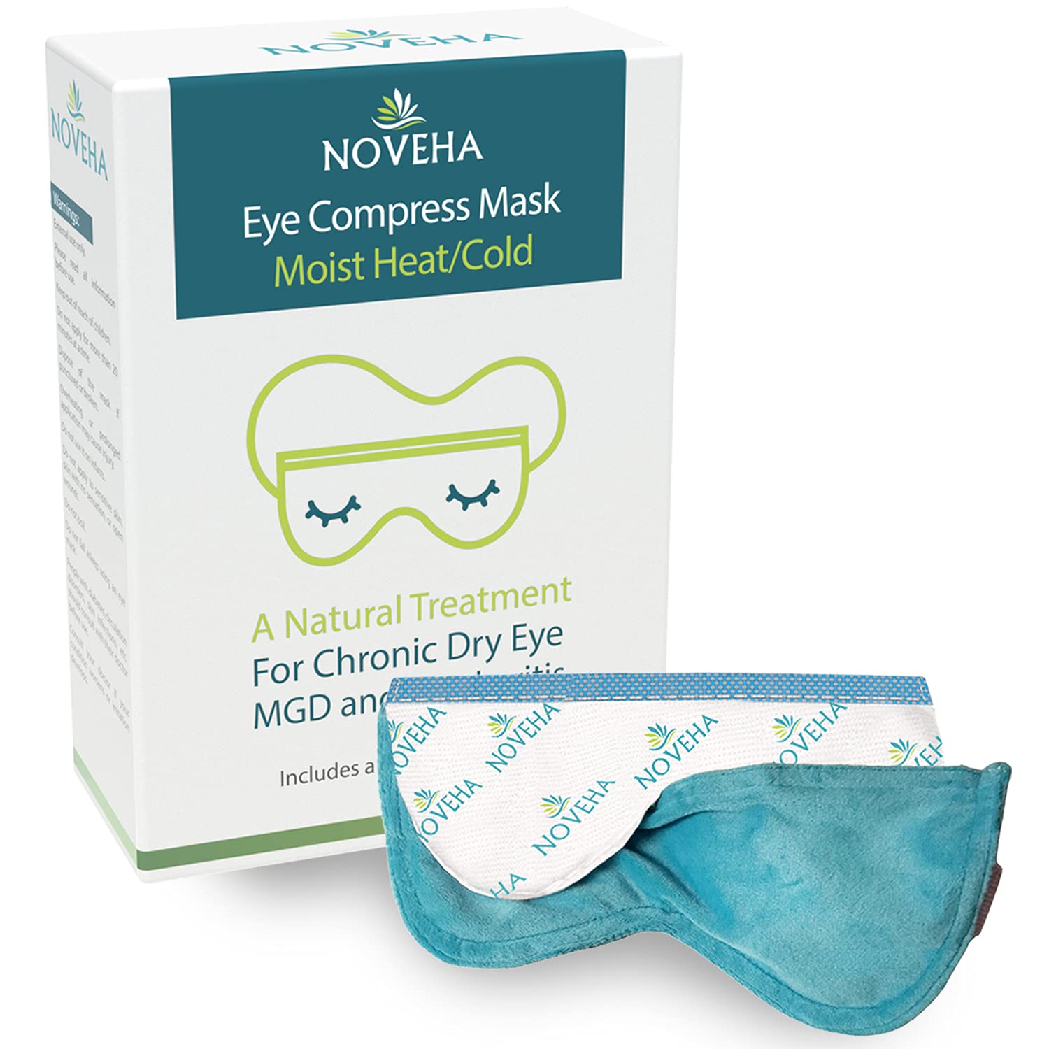 Moist Heat Eye Mask – Microwave Warm Compress for Dry Eyes