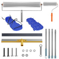 Jolof Store Cement Self-Levelling Kit | 1.6m Handle, Roller & Spiked Shoes