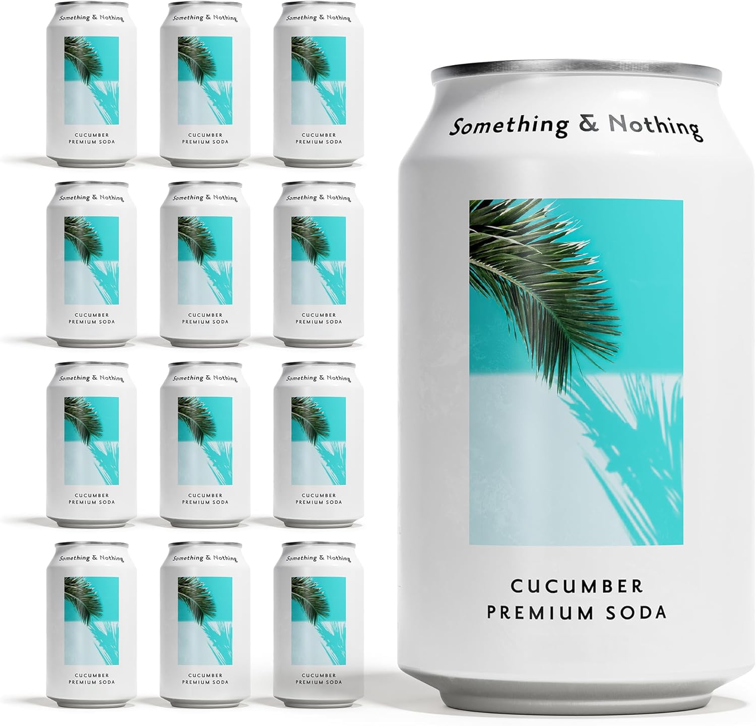 Something & Nothing Cucumber Sparkling Water – 12 x 330ml Cans