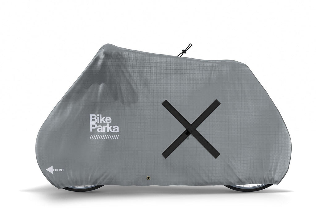 BikeParka Urban Waterproof Bicycle Cover | Ripstop Nylon - Pavement Grey