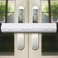 French Door Security Lock for Double Patio Doors - White