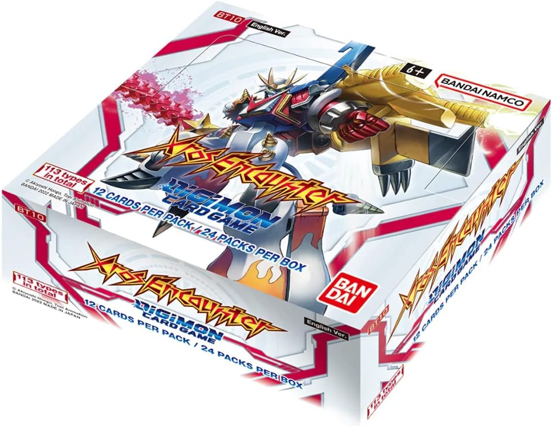 Digimon TCG: Xros Encounter Booster Box [BT10] - 24 Pack Display