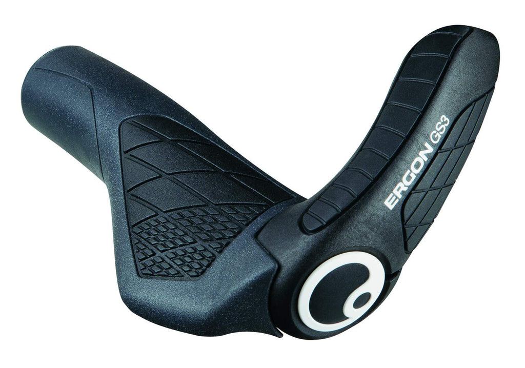 Ergon GS3 Ergonomic Mountain Bike Grips – Large Fiberglass Black