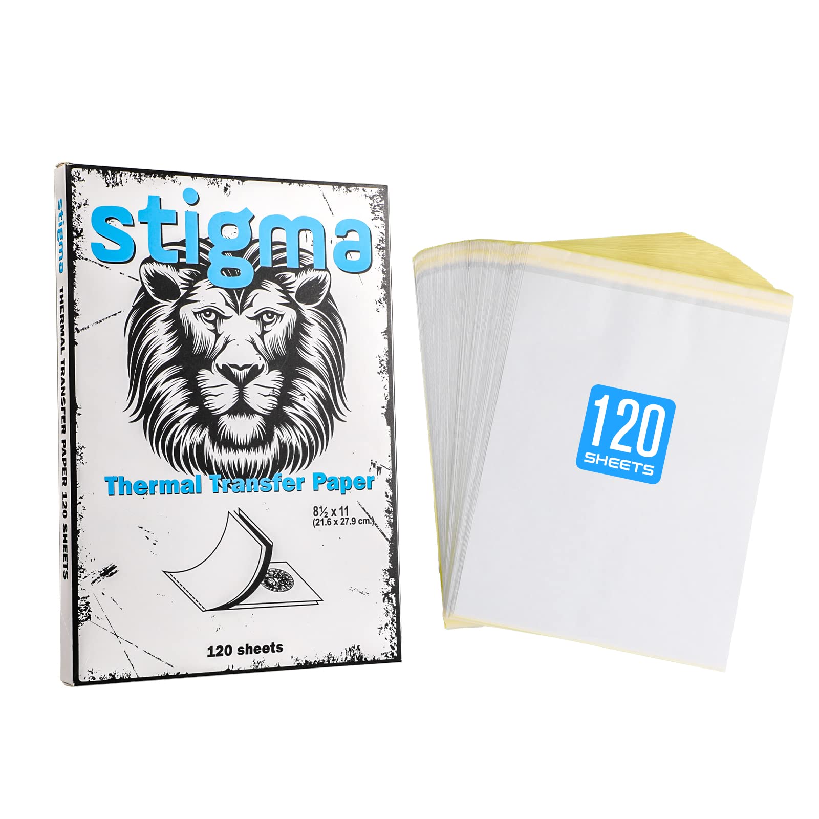STIGMA 120 Pcs A4 Tattoo Transfer Paper | 4-Layer Thermal Stencil Paper
