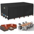 Zettum 600D Heavy Duty Outdoor Furniture Cover | Waterproof Patio Table Cover