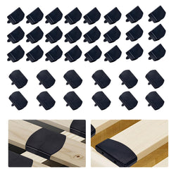 36 Pcs Bed Slat Holders Kit - Plastic Bed Slat Caps & Centre Caps - Side Slat Brackets 55mm x 9mm Inside - image 1