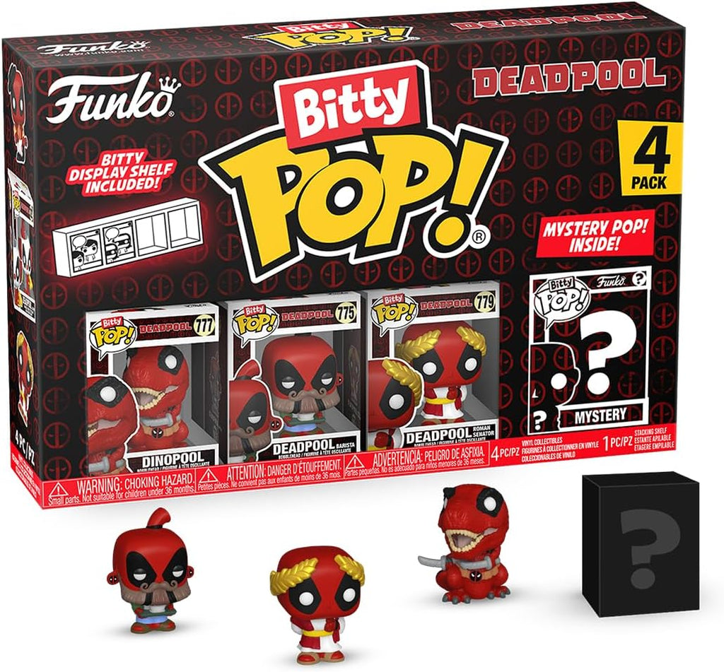 Funko POP! Bitty Deadpool 4-Pack - 0.9-Inch Mystery Mini Figures