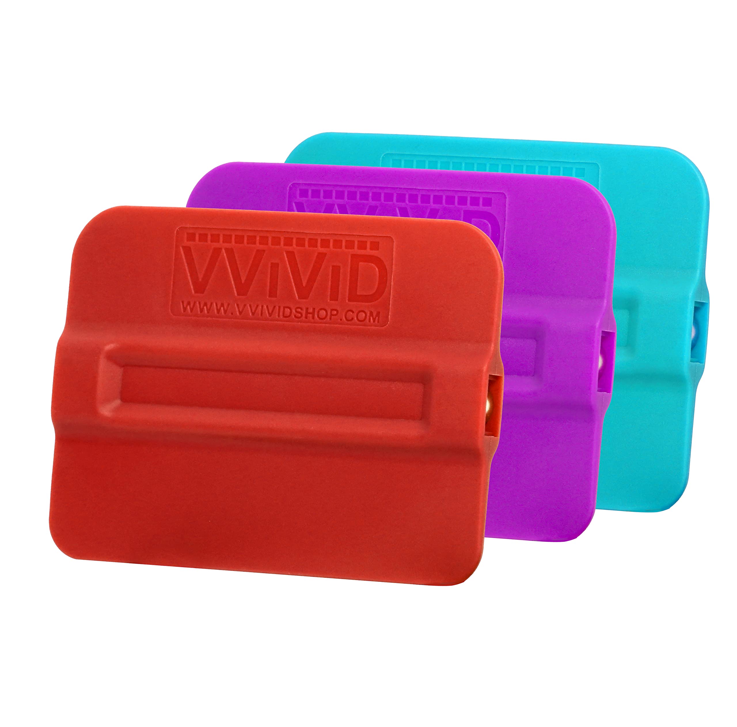 VViViD Magnetic Vinyl Wrap Squeegee Set - Hard, Medium & Soft 3-Pack