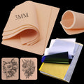 Rayyl 23Pcs Tattoo Practice Kit | 3mm Thick Fake Skin & Stencil Paper