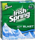 Irish Spring Icy Blast Deodorant Bar Soap - 3.75 oz (6 Bars Total)