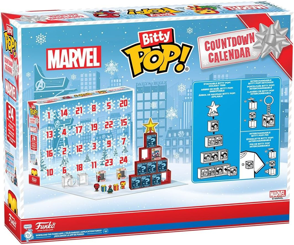 Funko Bitty Pop! Marvel Comics Advent Calendar - 24 Collectible Figures