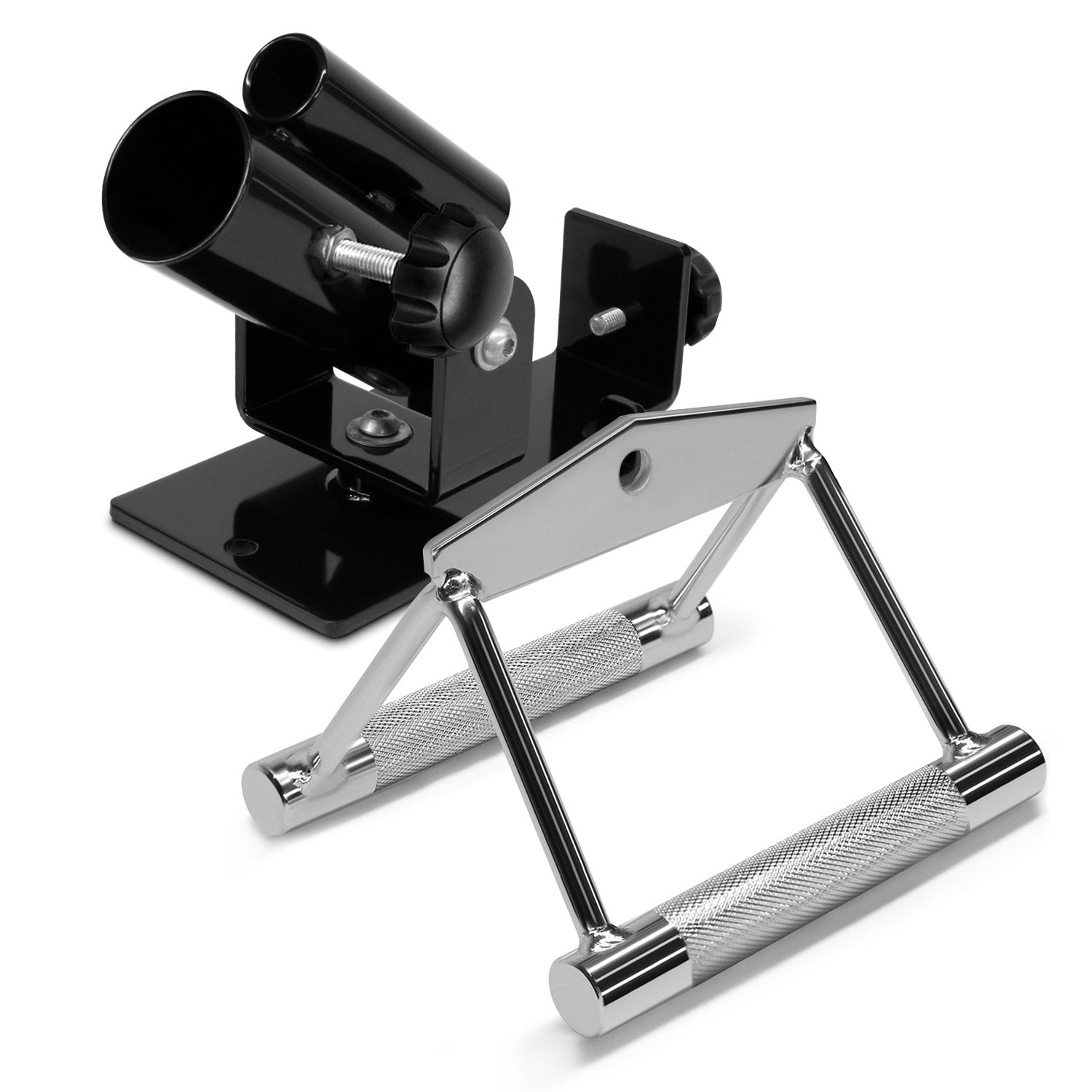 Yes4All T-Bar Row Platform & Double Grip Row Handle for 1" and 2" Bars