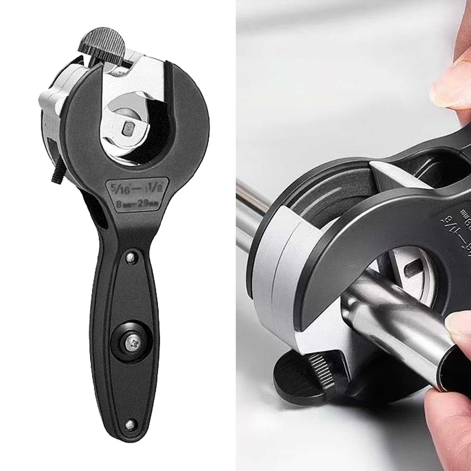 Ratcheting Tubing Cutter | 8-29mm Alloy Steel Pipe Tool