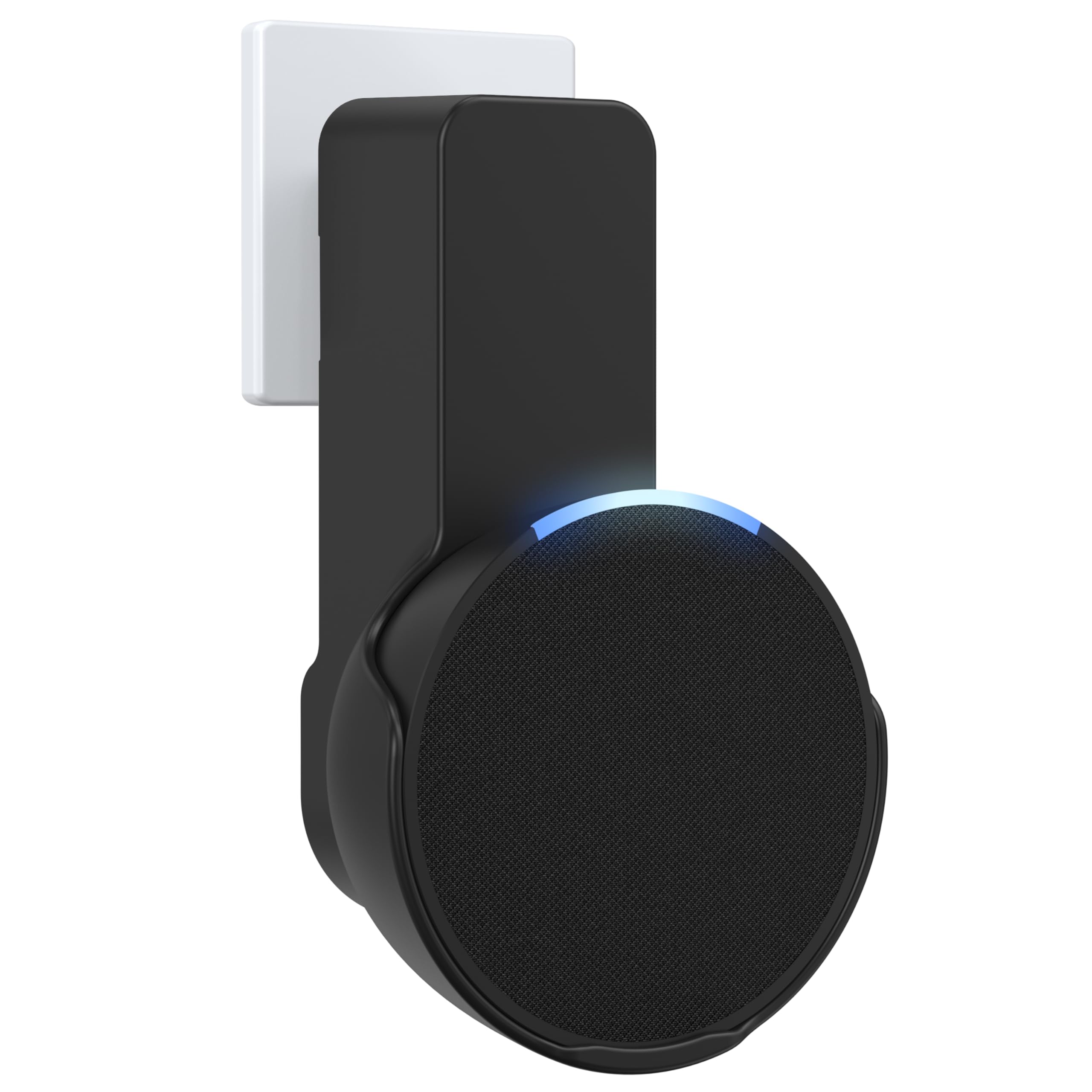Maxonar Wall Mount Holder for Echo Pop & Google Nest - Black Speaker Stand