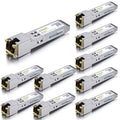 1G SFP to RJ45 Copper Transceiver 1000Base-T – 10 Pack