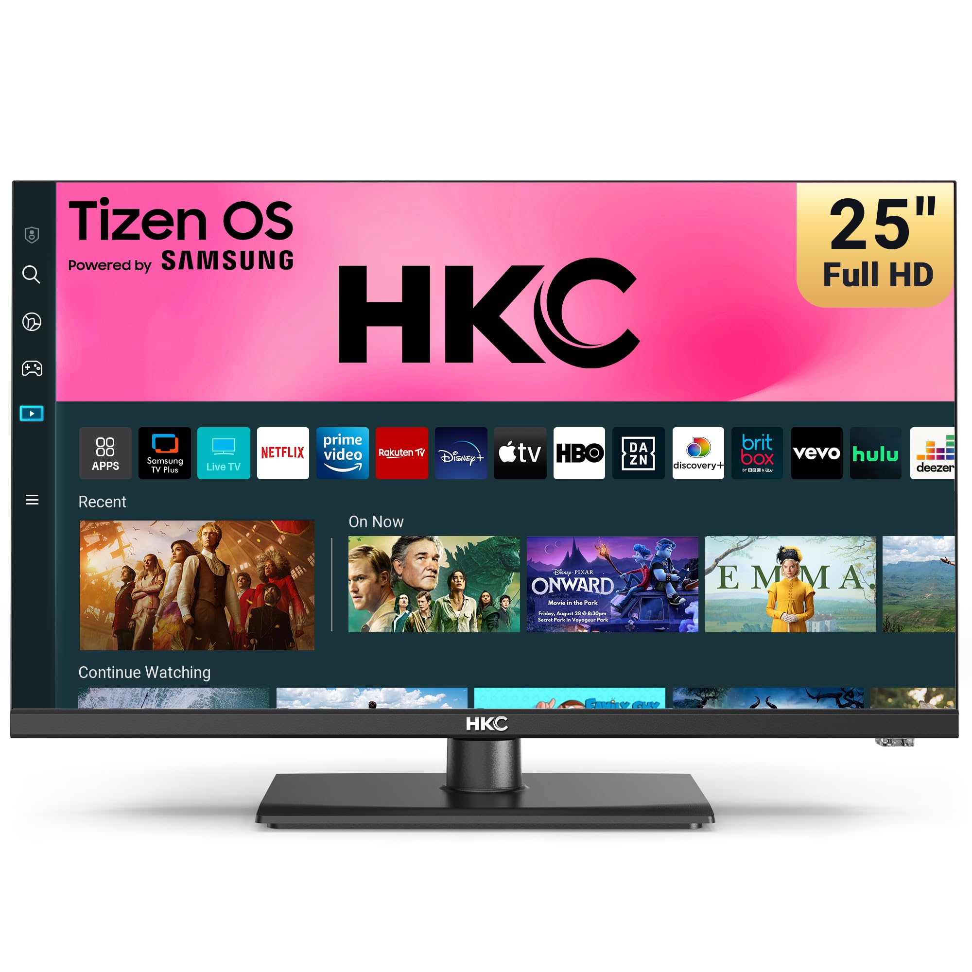 HKC 24 Inch Full HD 1080P Smart TV | Tizen OS & Dolby Audio Television