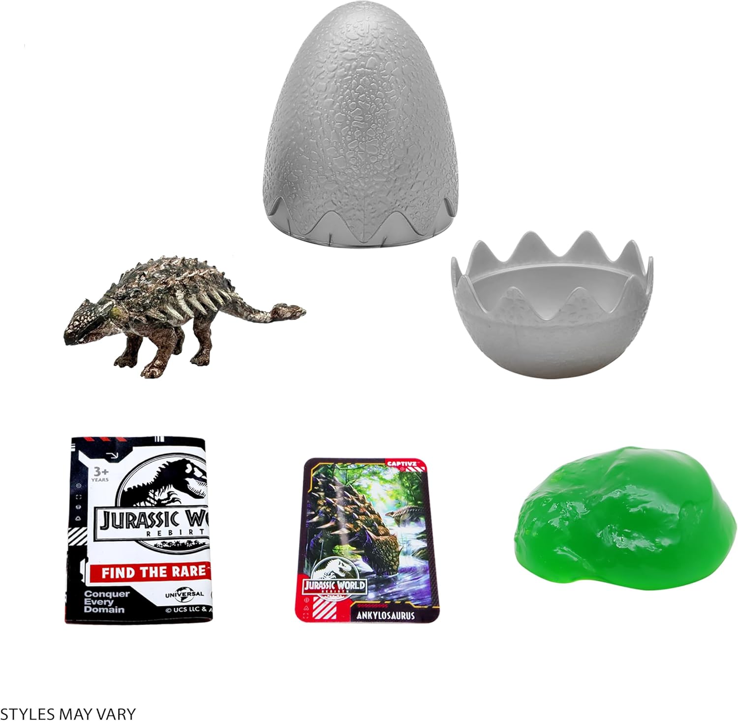 Jurassic World Captivz Rebirth Slime Egg – Pop N Lock Dinosaur Toy