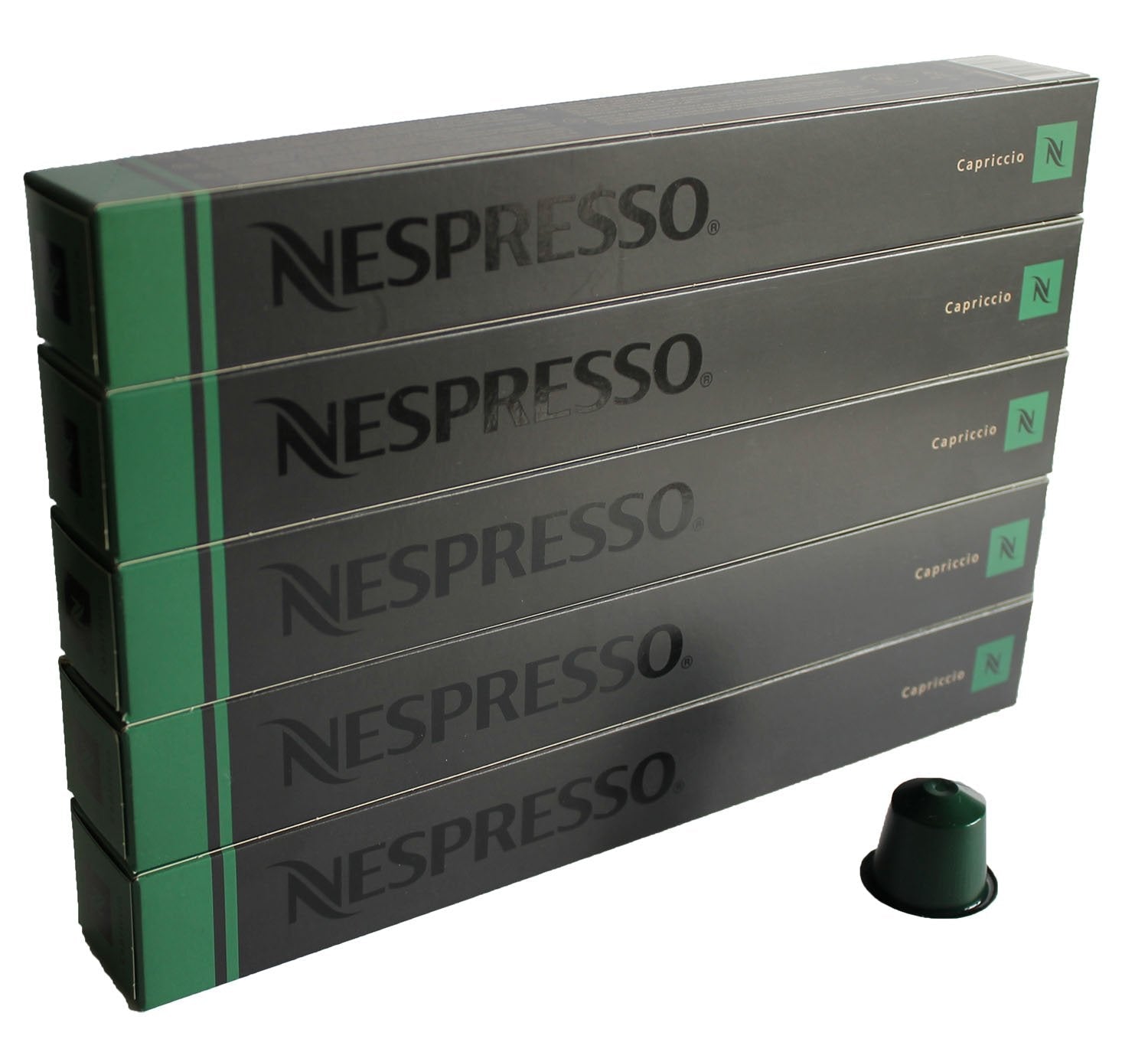 Nespresso Capriccio Espresso Capsules - 50 Pods (Pack of 5 x 10)