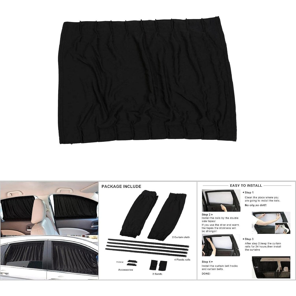 Massive Discounts Car Side Window Sunshades | UV Protection Curtains 2PCS